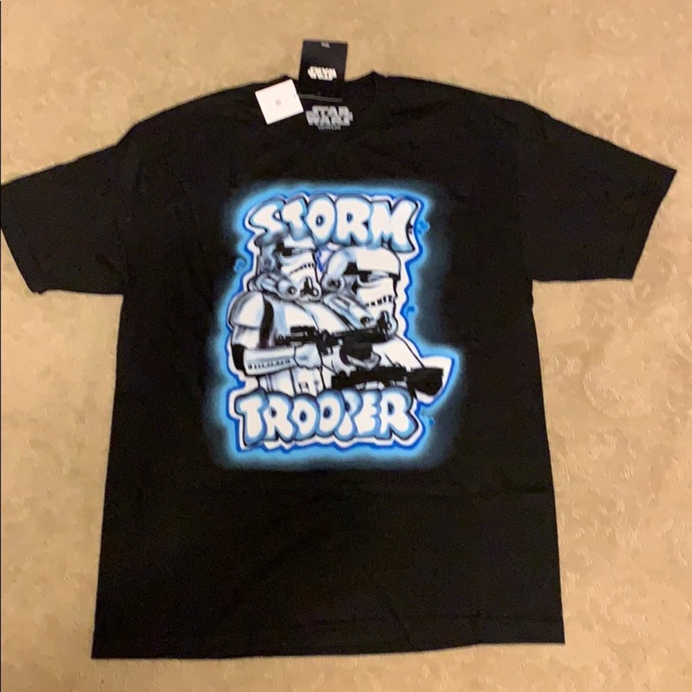 Star Wars Storm Trooper Graffiti T Shirt Large
